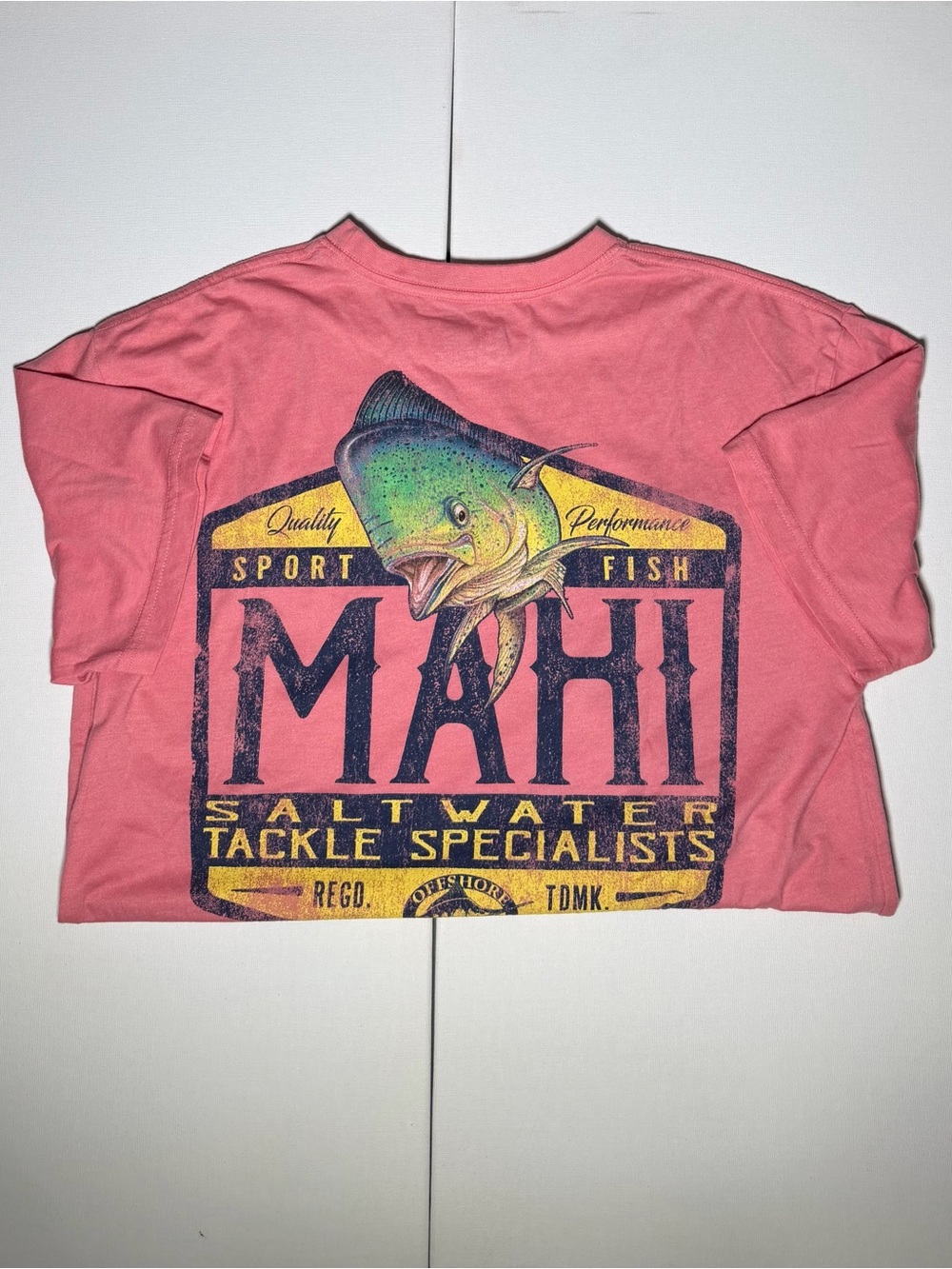 Women’s Mahi Fishing T-Shirt Pink Brand New Never Worn Size Small